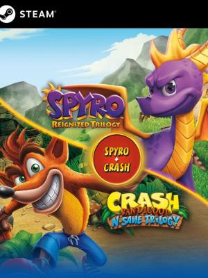 SPYRO mas CRASH REMASTERED GAME BUNDLE - CUENTA STEAM